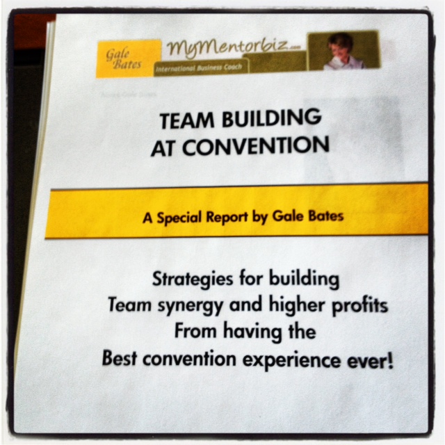 team building at convention