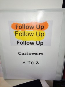 follow up customers a-z