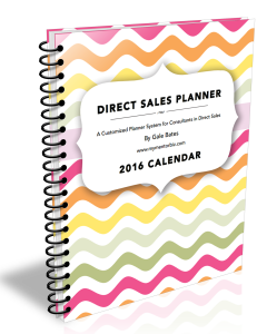 Direct Sales Planner 2016 Spiral Book 3d Image