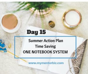 Day 15  Summer Action Plan – Time Management System