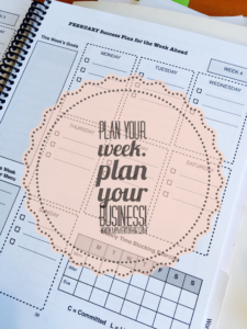 dsp plan your week plan you biz