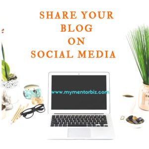blog share on social media