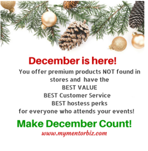 Make December Count in your Direct Sales Business
