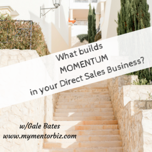 What Builds Momentum in your Direct Sales Business?