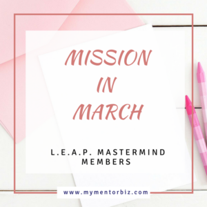 What’s your Mission in March 2018?