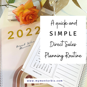 A Quick and Simple Direct Sales Planning Routine