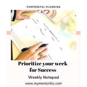 Prioritize your week for success