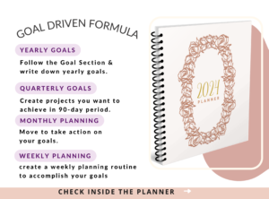 use 2024 Planner for enjoyable goal setting
