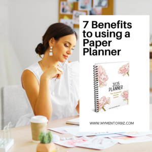 7 Benefits to using a Paper Planner
