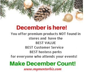 Make December Count in your Direct Sales Business