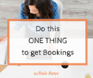 Do this ONE THING to get bookings in your Direct Sales Biz