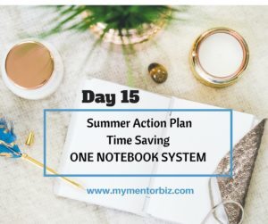 Day 15 Summer Action Plan – Time Management System