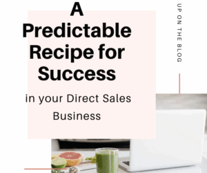 A Predictable Recipe for Success in your Direct Sales Business.
